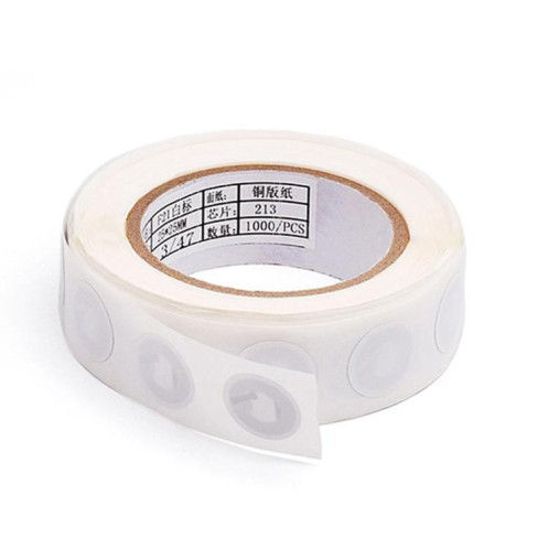 Étiquette électronique RFID compatible avec téléphone portable NPC, modèle : HF, incrustation humide ronde 25 mm, 100 pièces SR02021848-07
